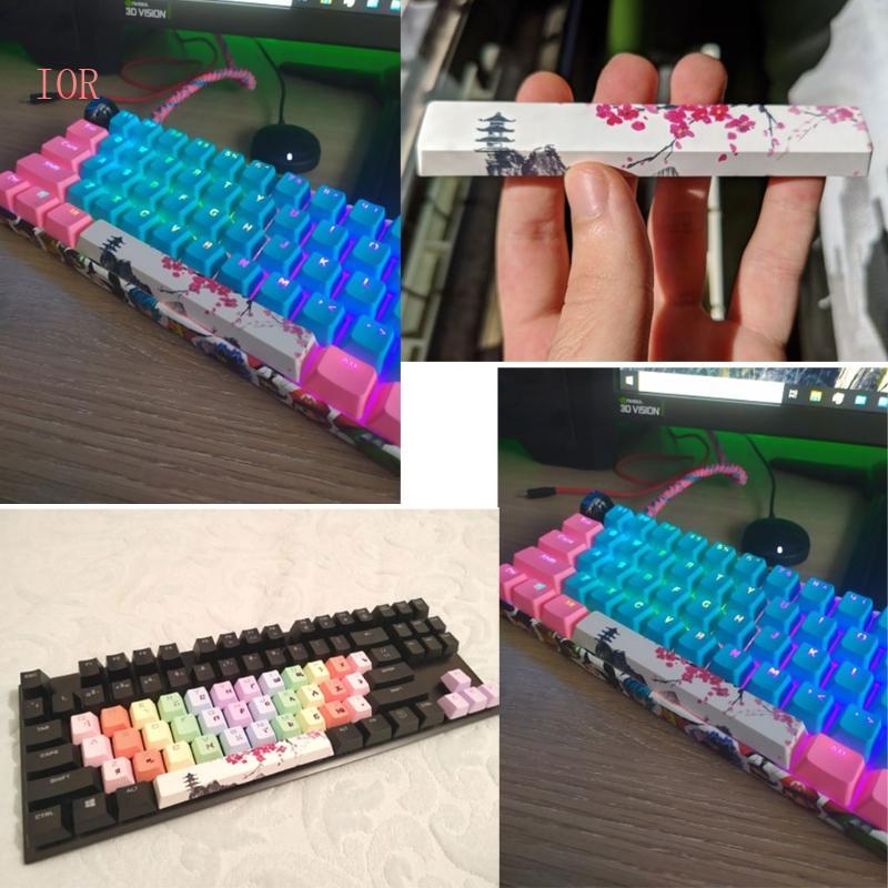 SpaceBar Keycap PBT Five Side Dye-Subbed 6.25U Cherry Profile Keyboard gk61 gk64