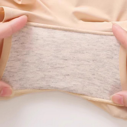 【แพ็ค 4ตัว】กางเกงชั้นในผู้หญิง ผ้าไอซ์ซิลค์ไร้รอยต่อ ทรงบ็อกเซอร์ กันโป๊ เป้าผ้าฝ้ายแท้ ใส่สบาย ระบายอากาศได้ดี NY119 - รูปที่ 5