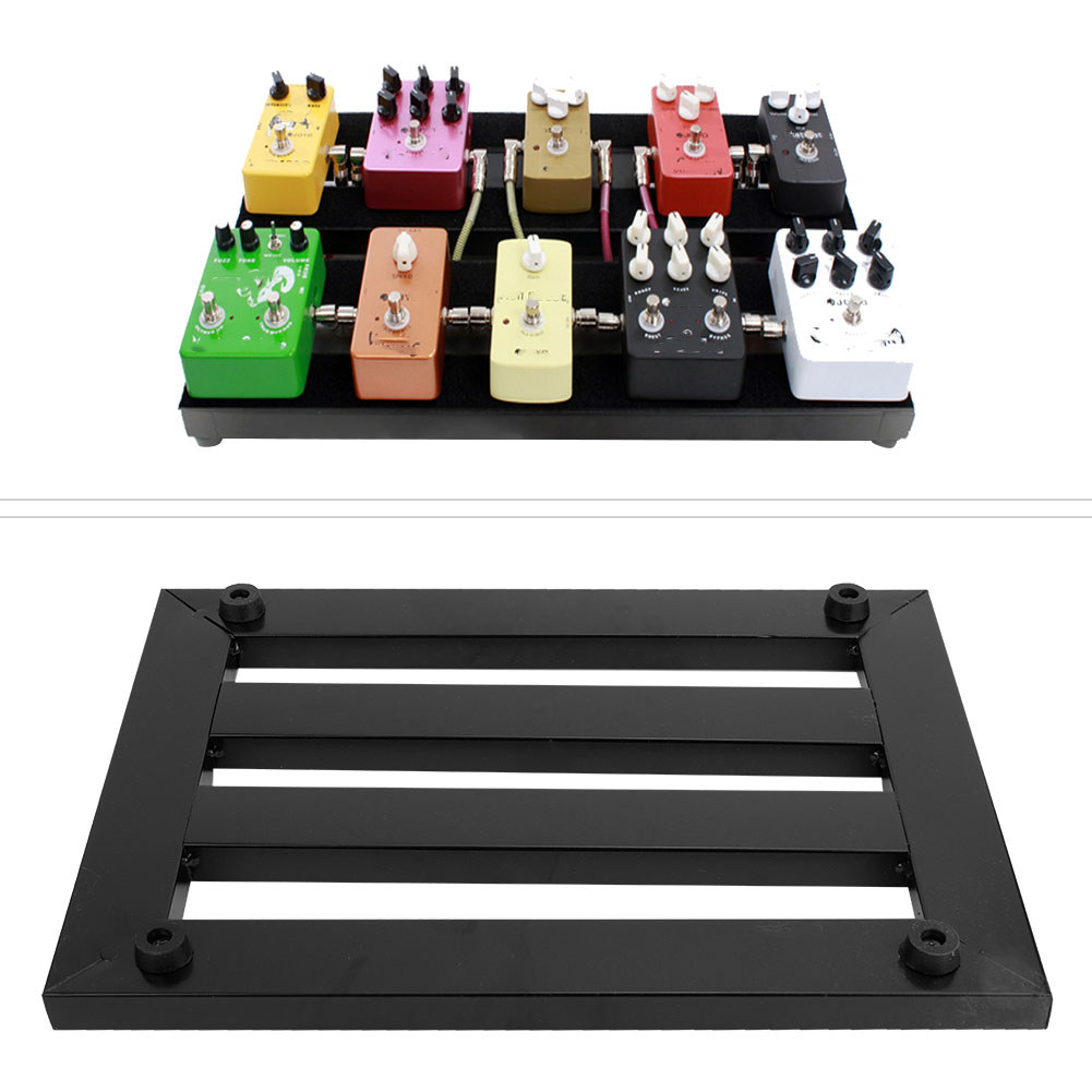 Granty Guitar Pedal แบบพกพา Pedalboard Effects Board สําหรับ Effect Pedal