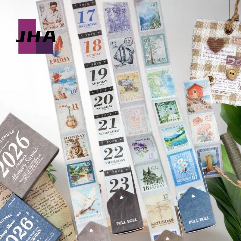 [JHA] GO 365 ชิ้น Vintage 365 วันเทปชีวิตประจําวัน Stiers สําหรับ Collage Junk Planner Scrapbooking 