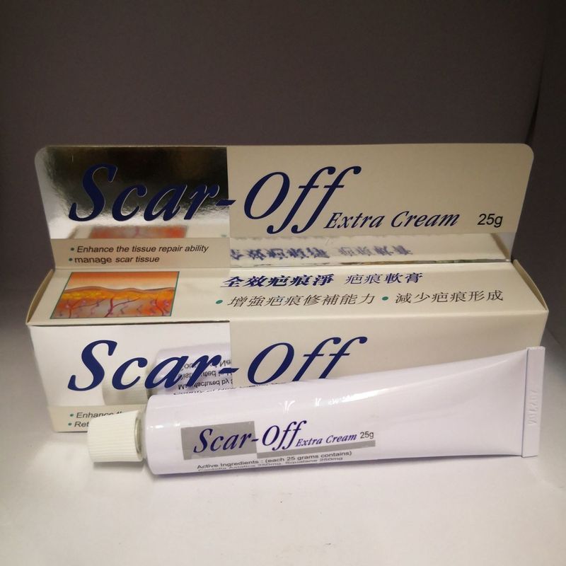 Hong Kong Scar-Off Full Effect Scar Net (เส้นยืด/ซ่อมแซมรอยสิว) 25g1.17.0