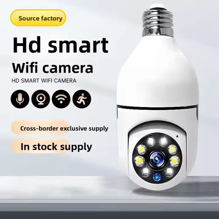 กล้องวงจรปิด V720 Pro กล้อง IP กล้องวงจรปิดโคมไฟ Wifi ในร่ม 360° กว้าง 1080P HD กล้องวงจรปิด CAM720 