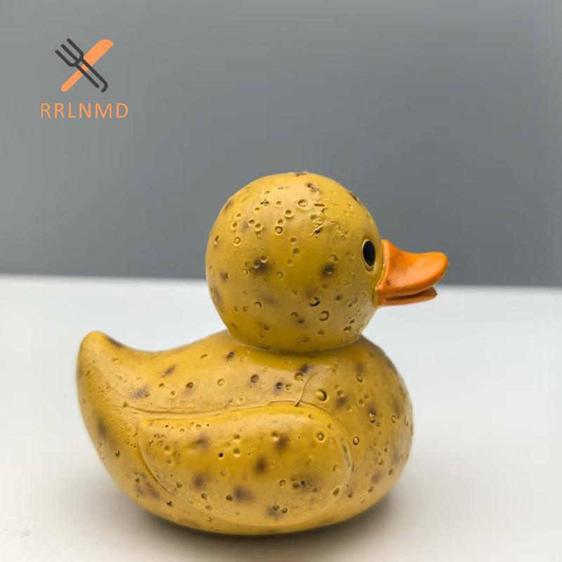 RRLNMD ผัก-Themed Du ตุ๊กตาผัก Themed Du รูปปั้น Decor Du เรซิ่น Figurine Perfect สําหรับ Home & Off