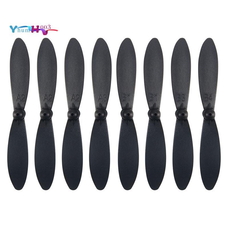 [yhumh003]8 ชิ้น CW CCW ใบพัดใบพัดสําหรับ XK A110 A120 A130 A380 RC เครื่องบินอะไหล่