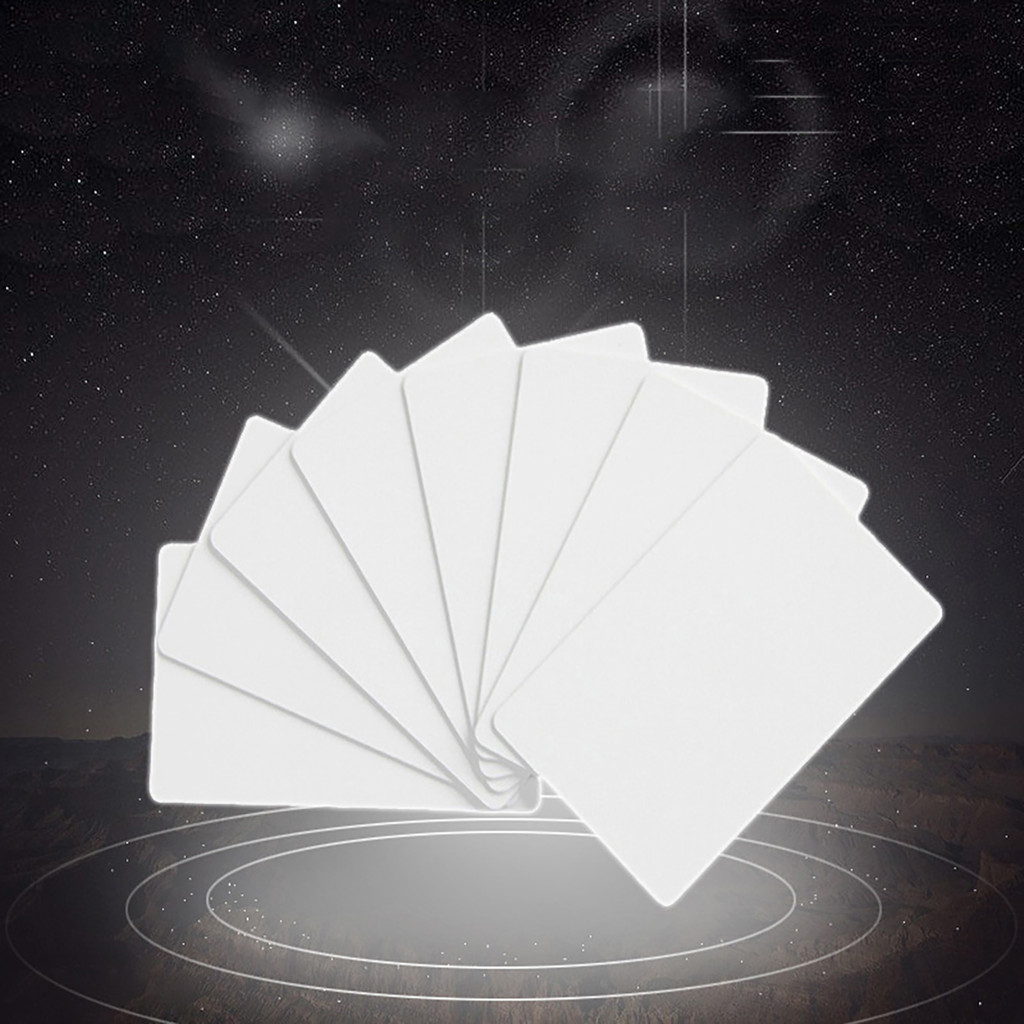 10 ชิ้น NFC Tag NFC 215 การ์ด 13.56MHz ดําเนินการความถี่ NFC การ์ดสําหรับโฆษณาสมาร์ทกลางแจ้ง