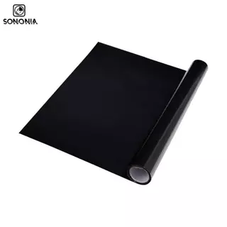 [SONONIA] ฟิล์มพื้นหลังตู้ปลาสําหรับหน้าต่าง PVC สีดํา Privacy Cling สําหรับห้องนั่งเล่น