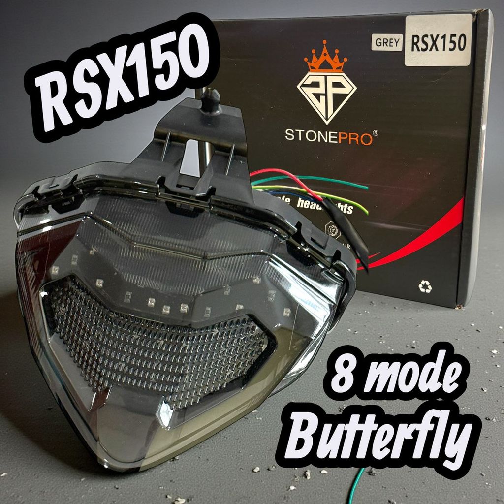 RSX 150 TAILLAMP WINNER BUTTERFLY X LAMPU RAMA RAMA BELAKANG LED 9MODE LAMPU BUTTERFLY RSX