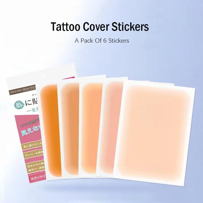 F4TH 6PC กันน้ํา Tattoo Flaw ปกปิดเทป Full Cover คอนซีลเลอร์ Stier Body Arm f4th