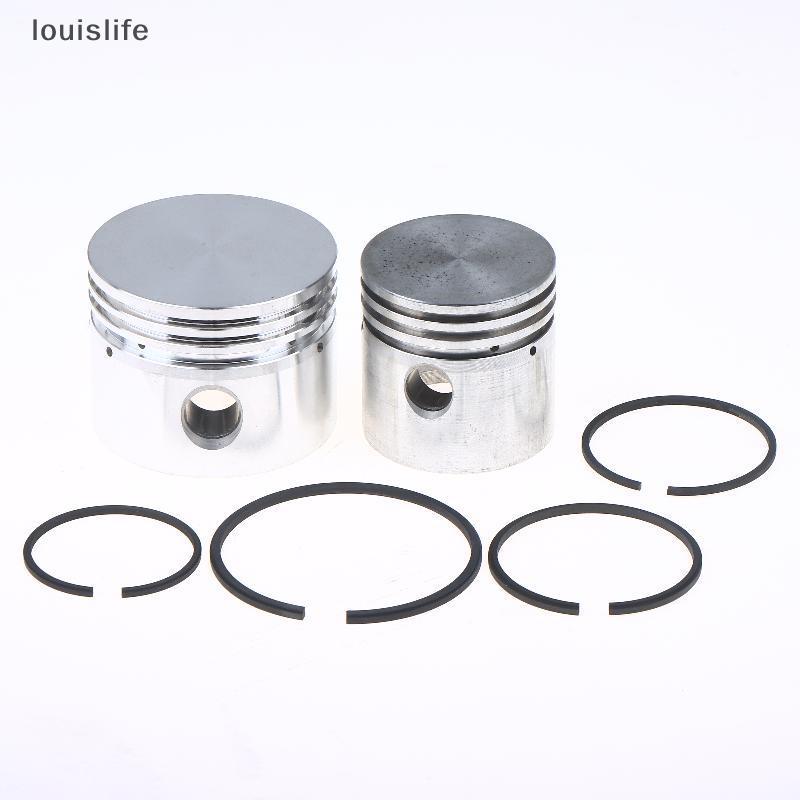 LETH 1/3 ชิ้น 42/47/48/51/55/65/70 มิลลิเมตรกระบอกเส้นผ่านศูนย์กลาง Airpressor แหวนลูกสูบชุด Airpressors Air ปั๊มนิวเมติกอะไหล่ Vary