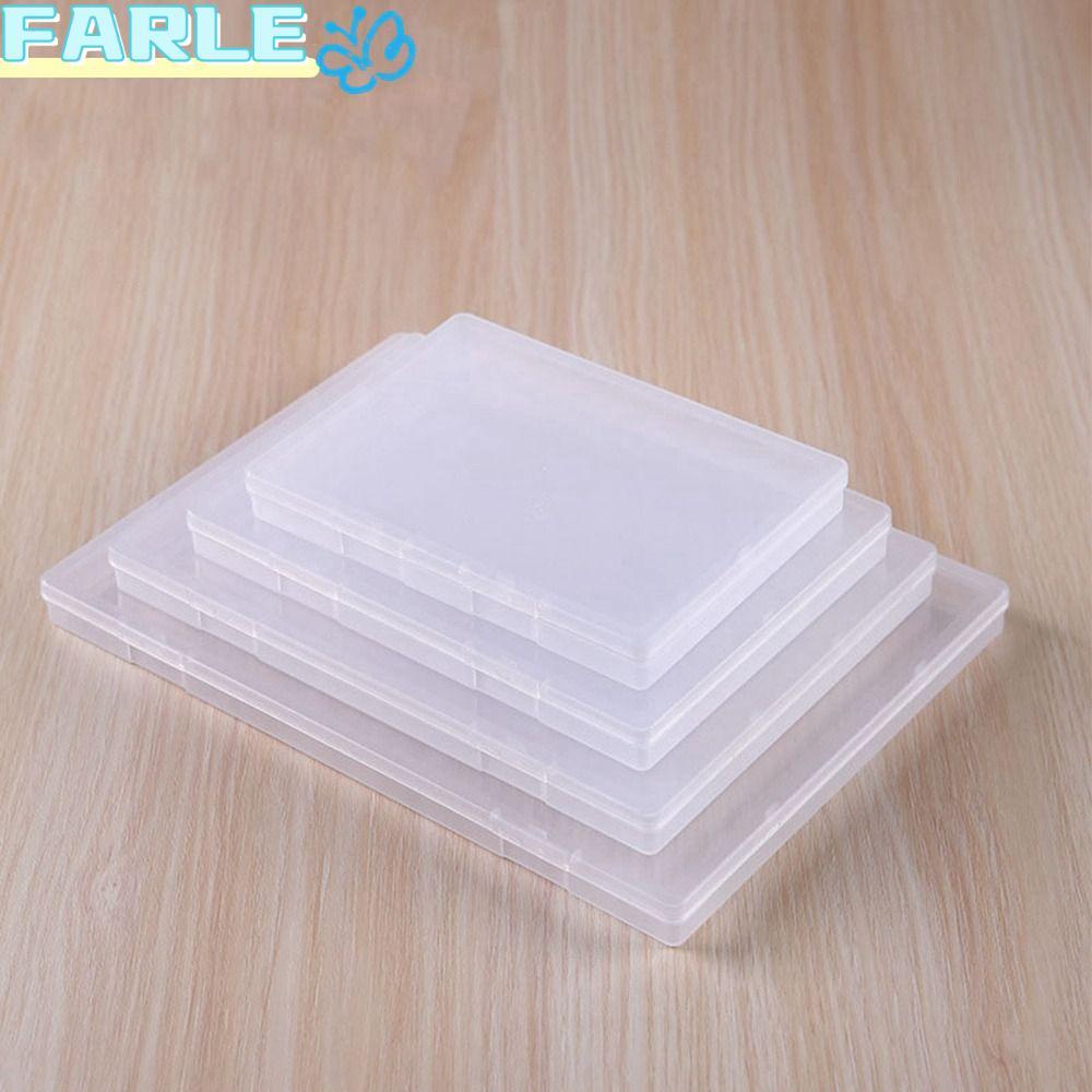 FARL กล่องเก็บของโปร่งใสพลาสติกจิปาถะออแกไนเซอร์เครื่องมือตกปลาอุปกรณ์เสริมสินค้าขนาดเล็ก