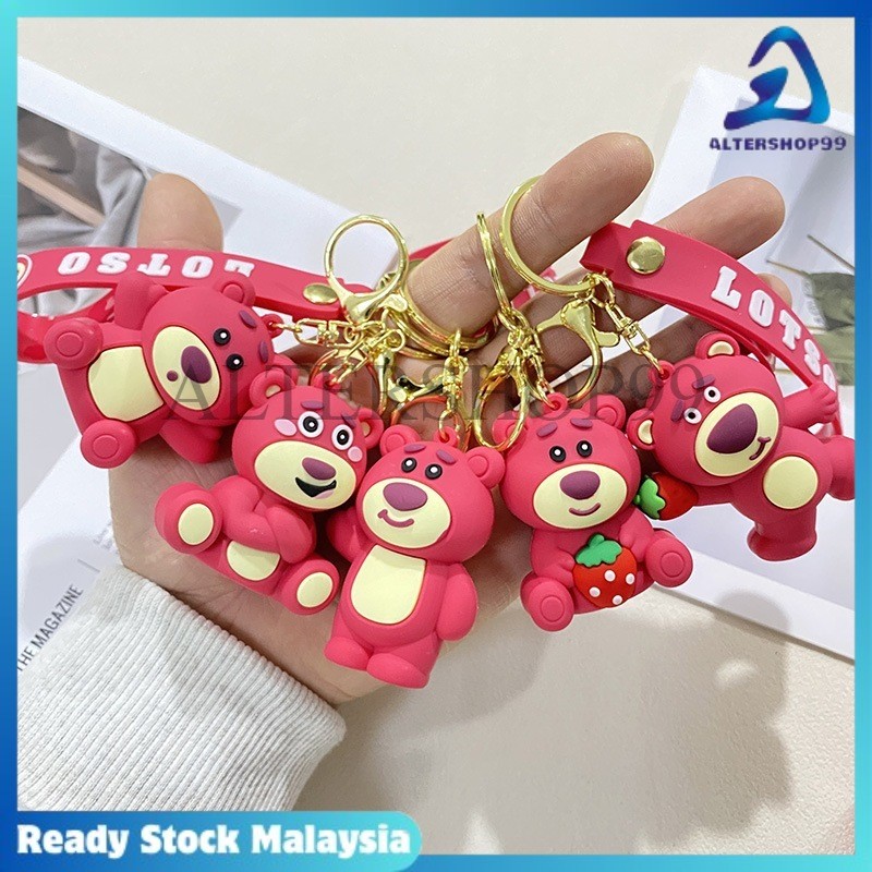 พวงกุญแจตัวละครสุดน่ารัก Toy Story – พวงกุญแจ PVCLotso / Buzz / Woody / Alien / Rex