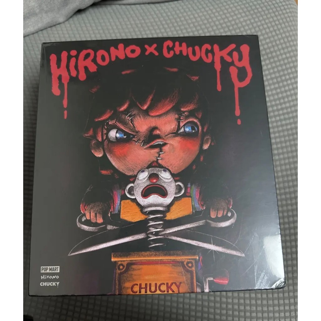 [ของแท้] Popmart Hirono X Childrens Play Figurine Ghost Doll Chucky Co-Branded Big Baby 18cm