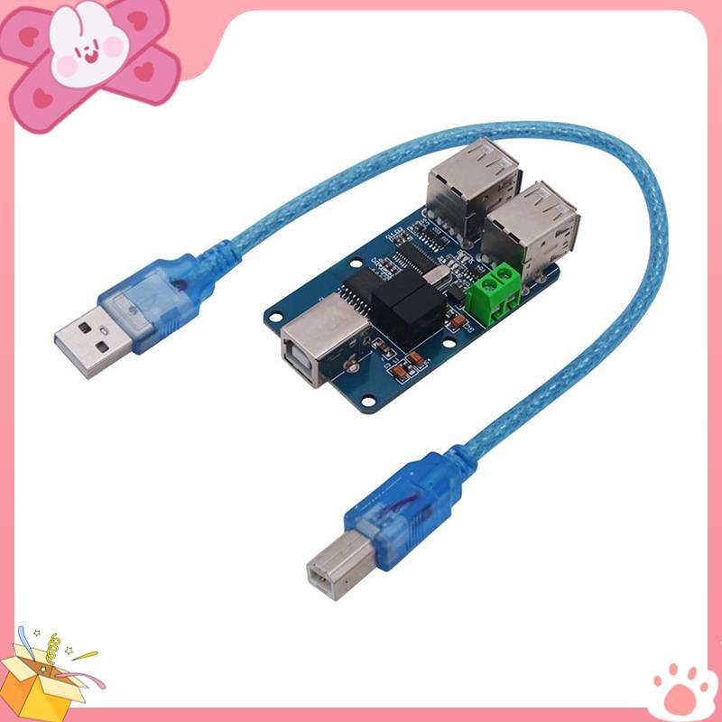 [Bใหม่]ตัวแยก USB, ตัวแยกฮับ USB 2500V, บอร์ดแยก USB, ADUM4160 ADUM3160 รองรับการส่งผ่านการควบคุม US