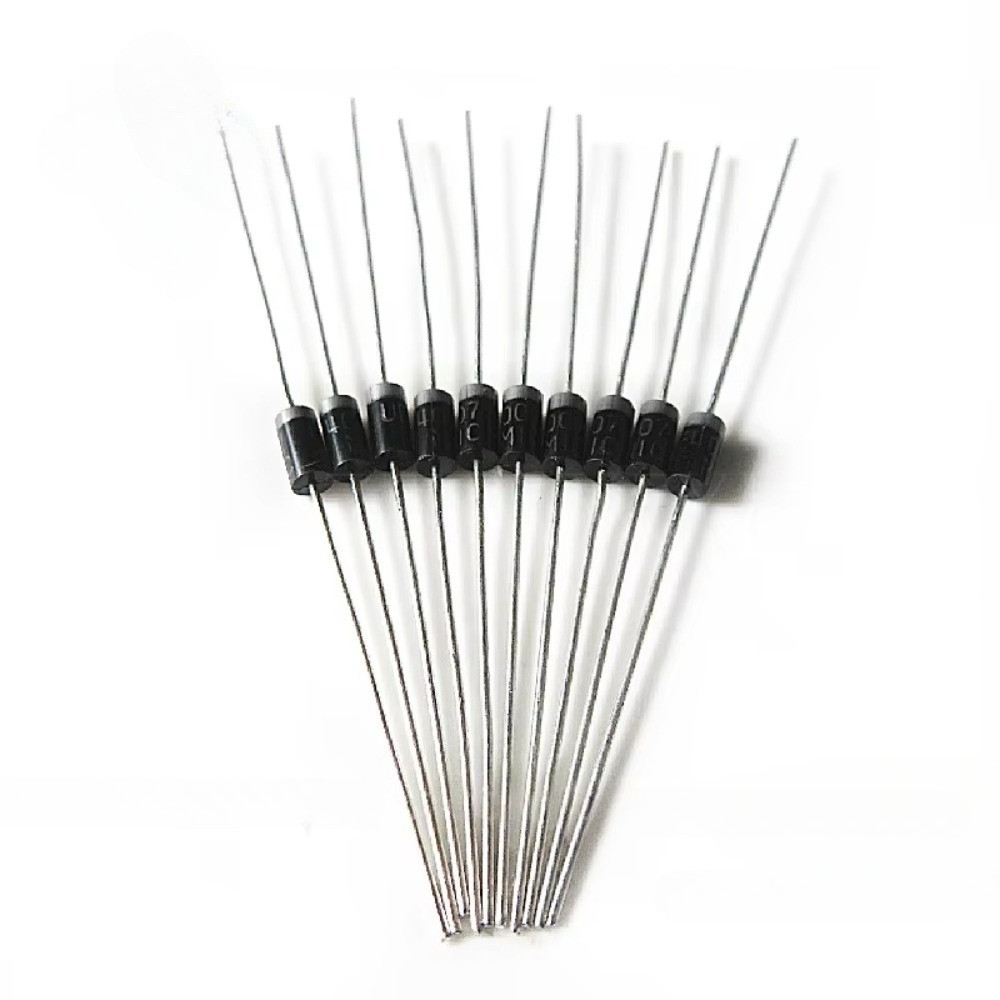 100PCS 1N5819 1N4004 Schottky Rectifier ไดโอด 1N4001 1N4007 UF4007 FR207 FR107 DO-41
