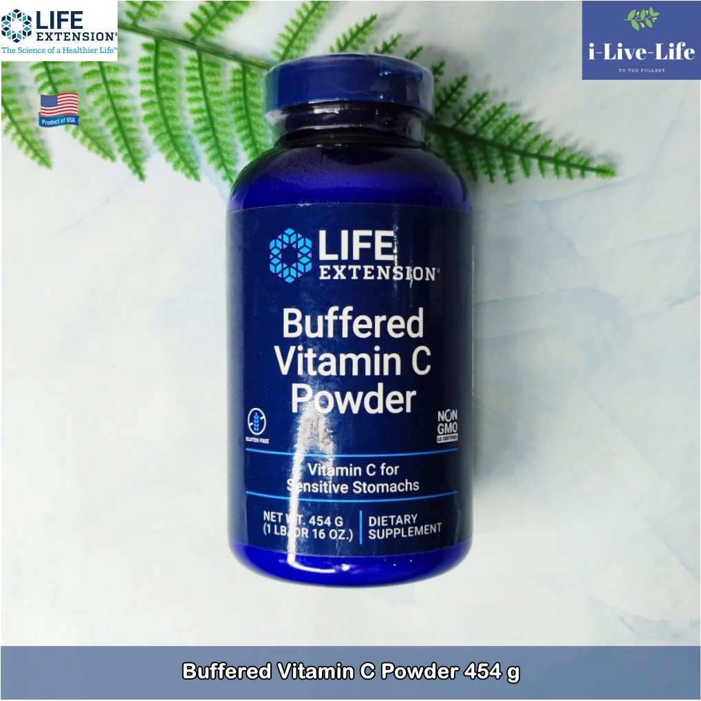 Life Extension - Buffered Vitamin C Powder 454 g วิตามินซีบัฟเฟอร์ แบบผง