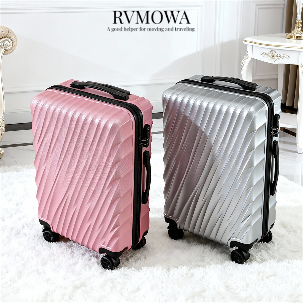 RVMOWA (จัดส่งในวันเดียวกันจากประเทศไทย) 🔥Newupgraded 2025กระเป๋าเดินทาง มีล้อลาก แบบซิปรูด กระเป๋าล้ลากใส่ของ 20 24นิ้ว