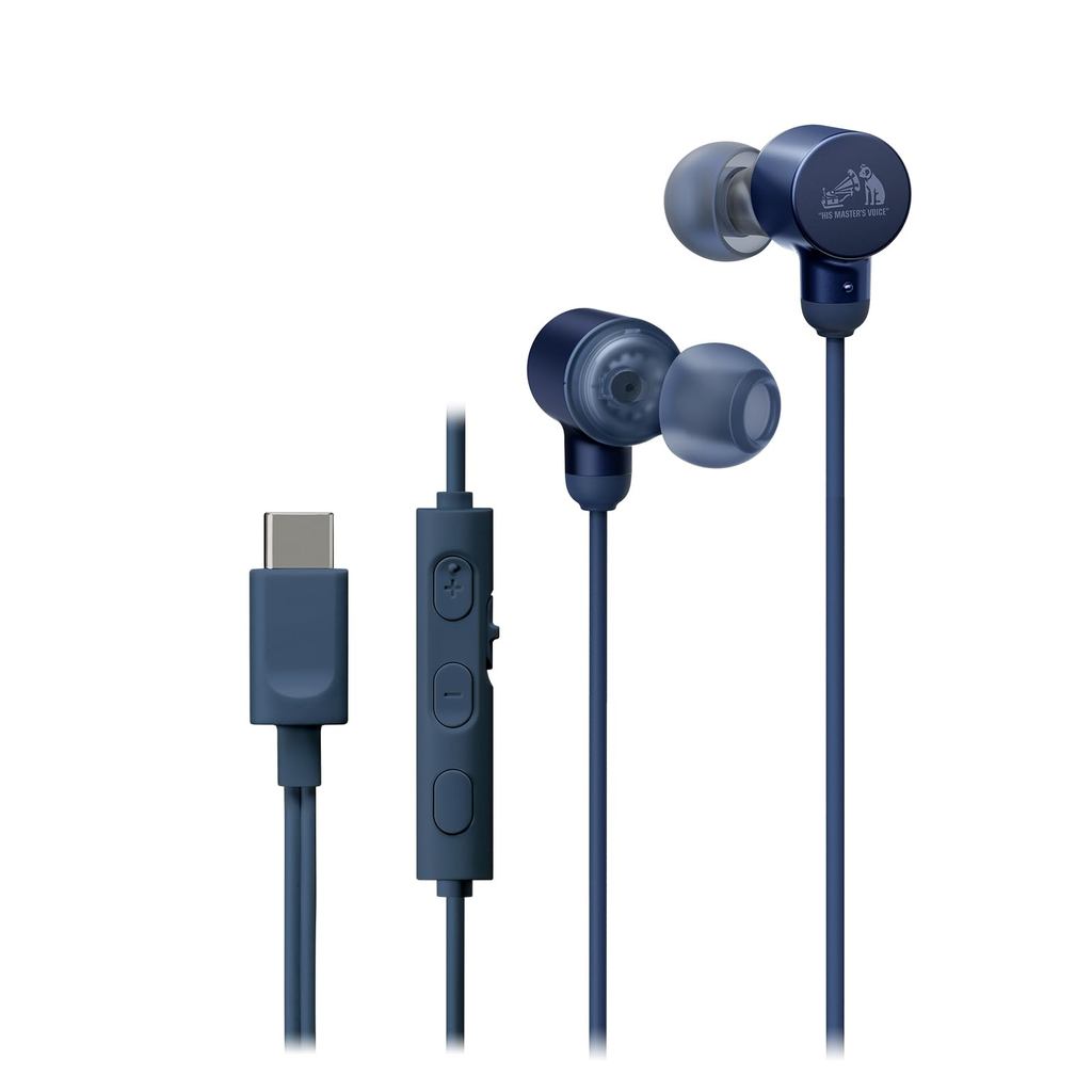 JVC Kenwood Victor HA-FR29UC-A Wired Earphones with Microphone, Hi-Res, Carrying Pouch, USB Type-C, 