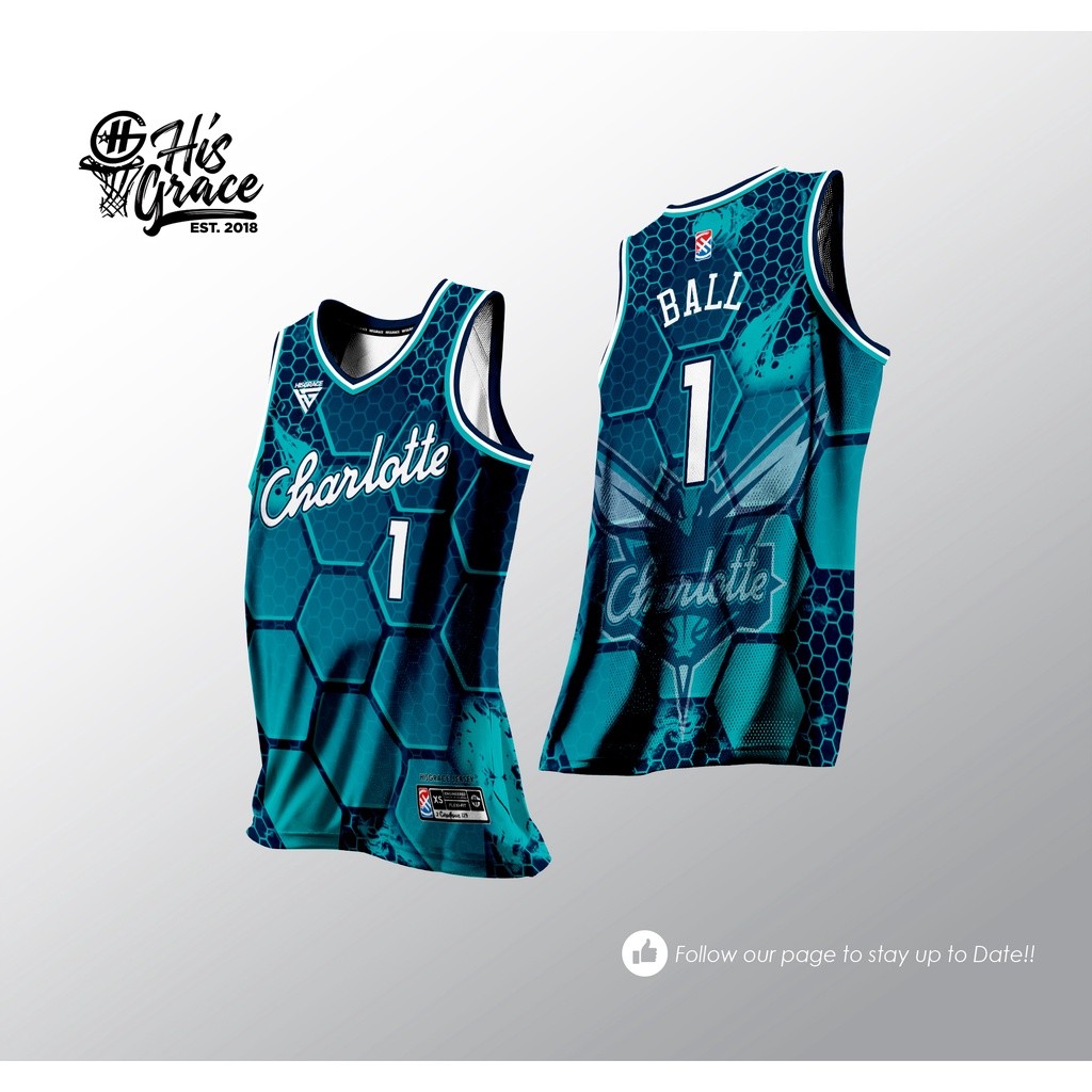 CHARLOTTE HORNETS FULL SUBLIMATION HG JERSEY