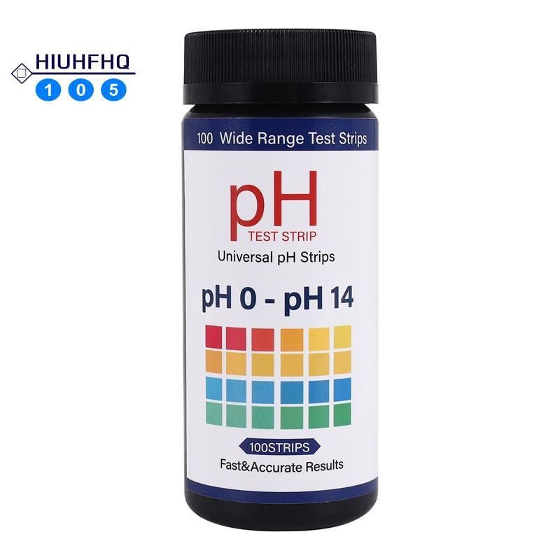 Hiuhfhq106Soil PH Test Strips 100 Strips Soil Tester 0-14 PH Soil Test, แถบทดสอบ PH, เครื่องทดสอบพืช