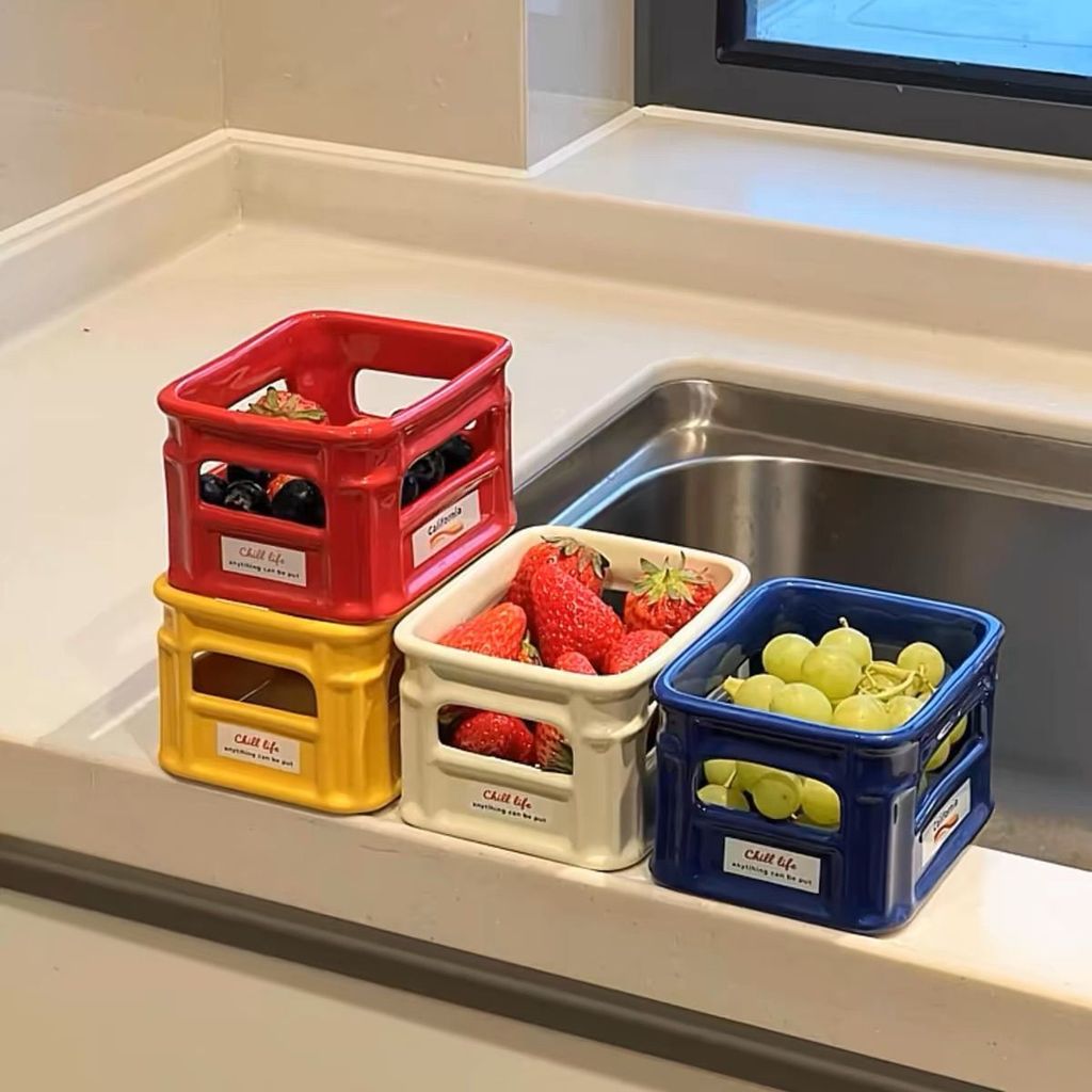 Hot Sale#Multifunctional Dopamine Entryway Storage Box Office Desk Storage Basket Stationery Miscell