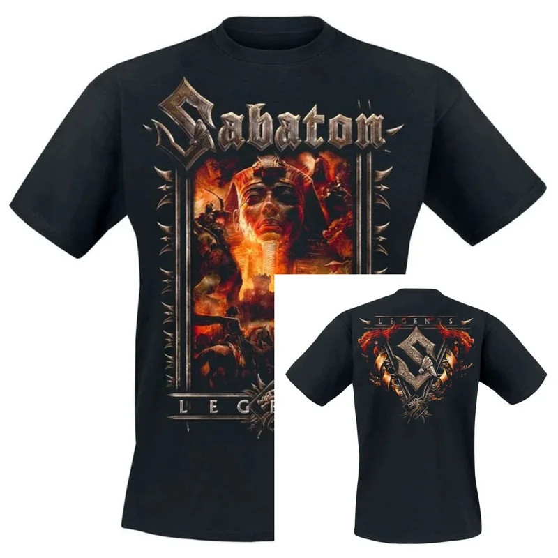 Legends _ เสื้อยืด Sabaton ไซส์ S-4XL หรูหราหรูหราสําหรับผู้ชายและผู้หญิง Top Y2k 2026
