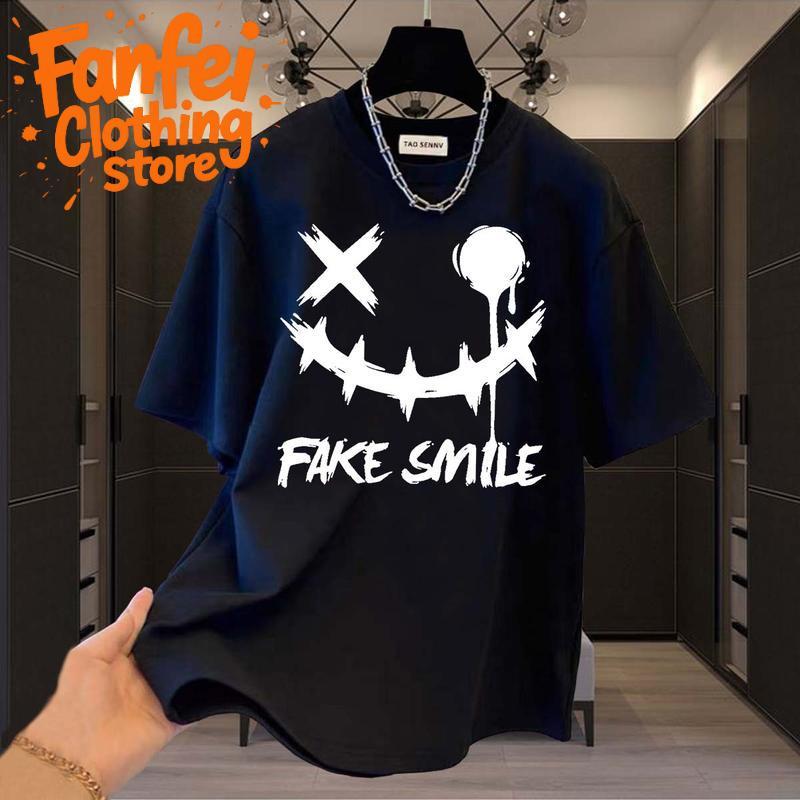 จัดส่งตลอด 24 ชั่วโมง Fanfei เสื้อยืดคอกลม ดีไซน์ทันสมัย ​​เสื้อเชิ้ตผู้ชาย เสื้อเชิ้ตผู้หญิง เสื้อขายดี