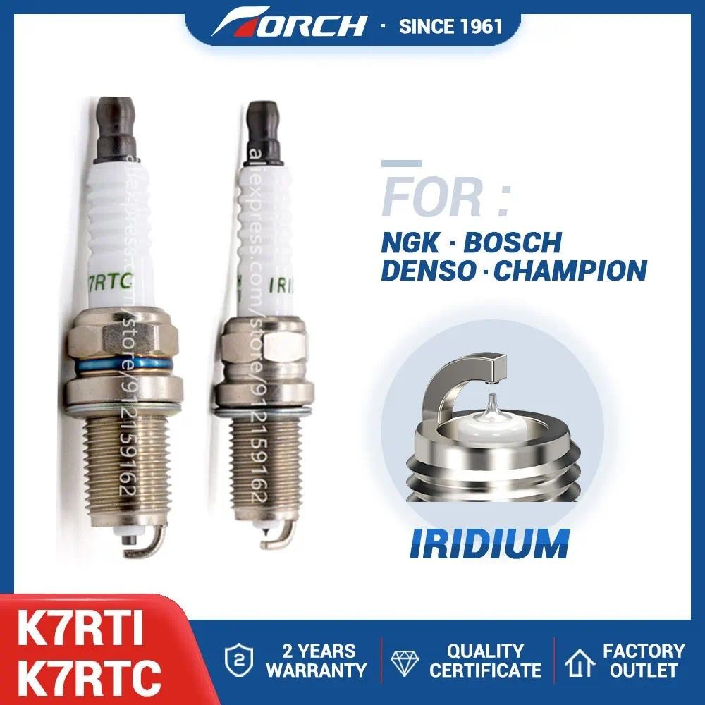 เทียนอิริเดียมจีนเดิม TORCH หัวเทียน K7RTI K7RTC สําหรับ Great Wall C20R/C30/M1/M2/M4/Wingle 3 5/GWP