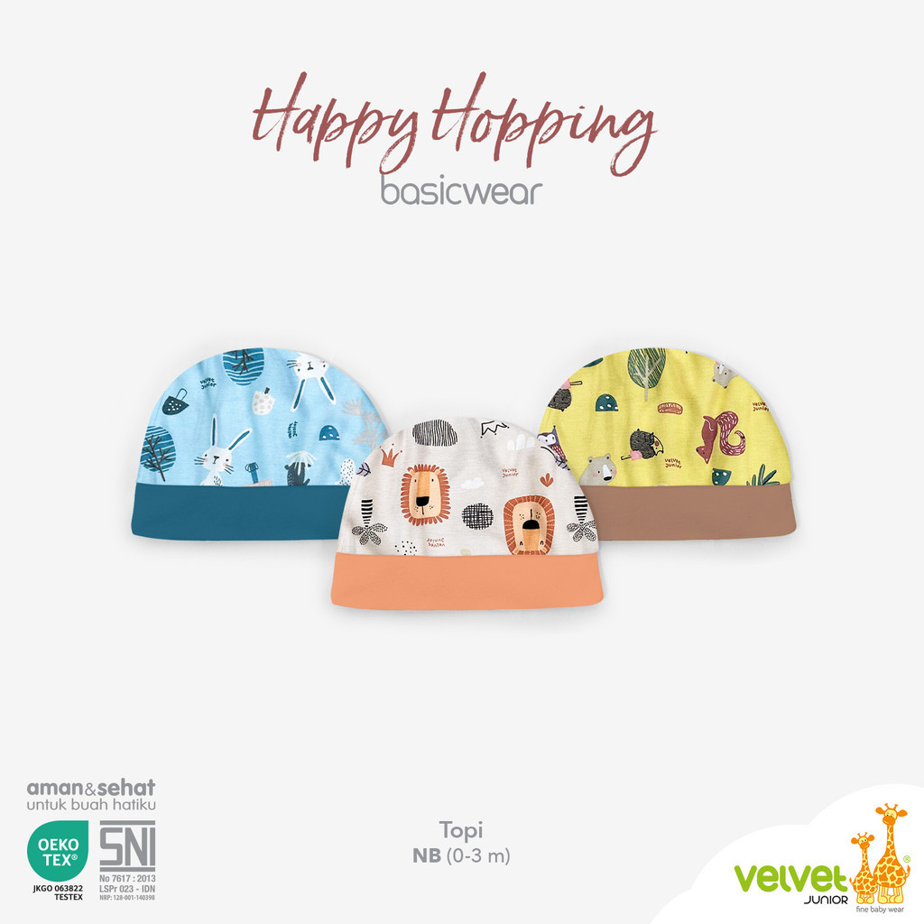 หมวกเด็ก Velvet Junior NewBorn / NB | 2