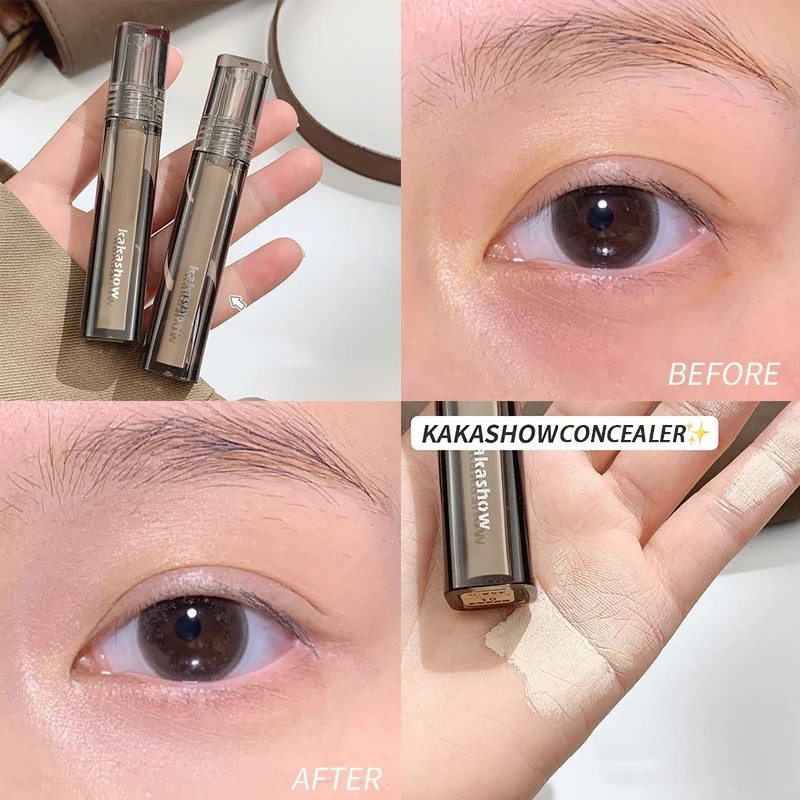 Liquid Foundation คอนซีลเลอร์ Stick Natural Ivory Matte Highlighter Brighten Face แต่งหน้า FFC6