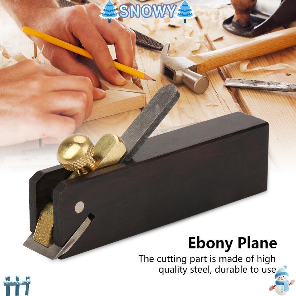 SNOWY Ebony Wood Planer, ก้นแบน Mini Size Mini Wood Planer, Wooding Planer Ebony Hand Tool ไม้ตัดแต่