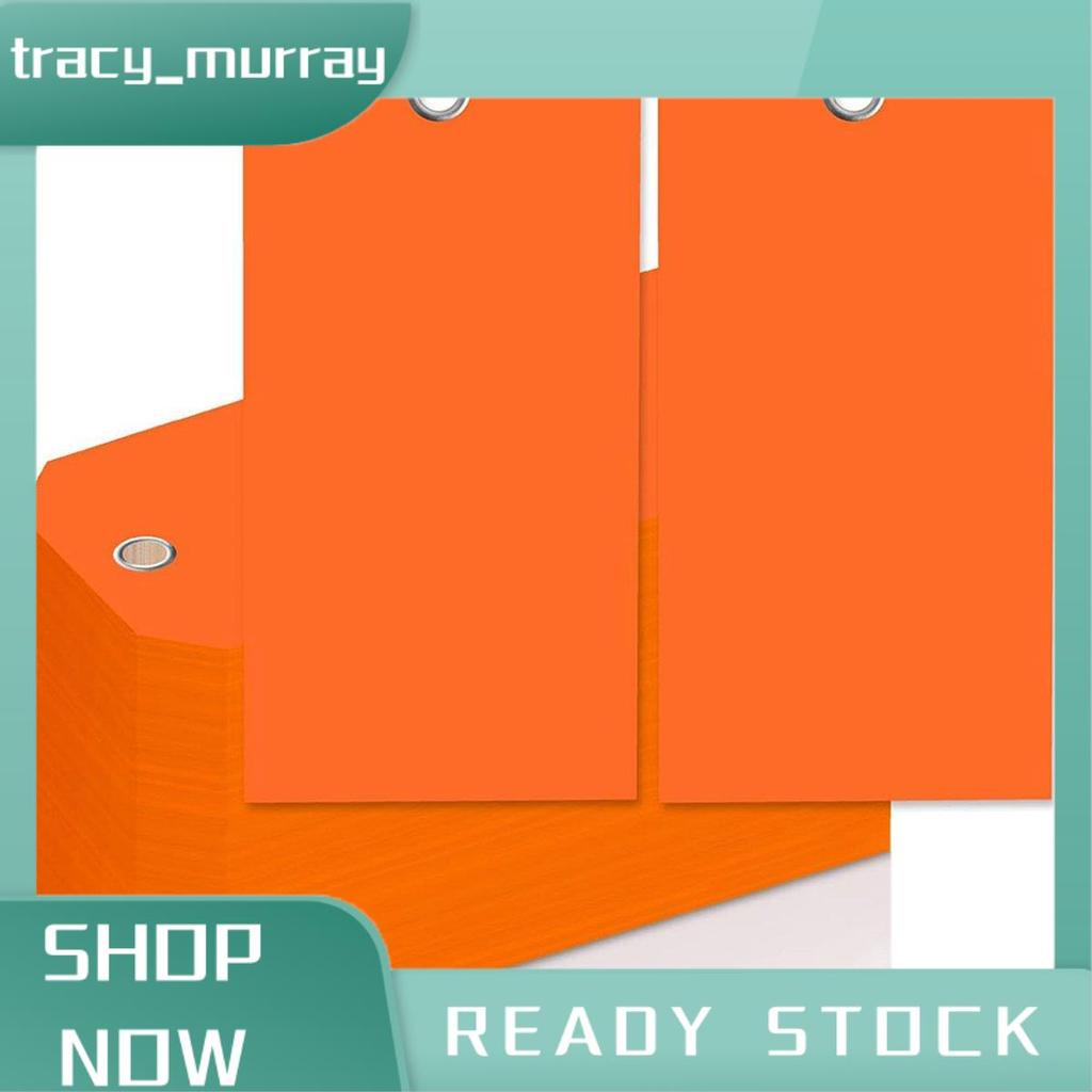 tracy_murray 4 3/4In X 2 3/8In Neon Shipping Tags Blank Heavy Duty Hang Tags พร้อมเสริมหลุมเขียนแท็ก