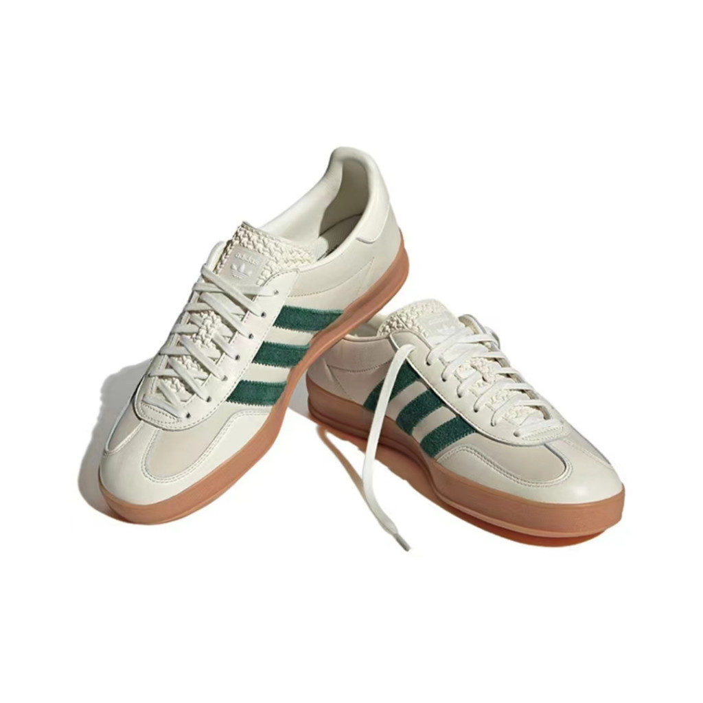 Originals Gazelle Indoor White green Gum T-toe shoes