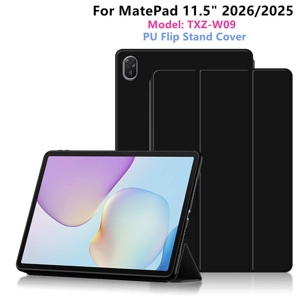 สําหรับ Huawei MatePad 11.5 2025 TXZ-W09 แท็บเล็ต PU ฝาครอบสําหรับ Huawei MatePad 11.5 นิ้ว 2026 TXZ