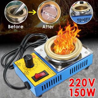 เตาหลอมตะกั่ว เตาดีบุก เตาหลอมดีบุกที่ปรับอุณหภูมิได้ฟลักซ์ 220V 150W 200-480°C ใช้สำหรับหลอมละลายตะกั่ว และโลหะต่างๆ
