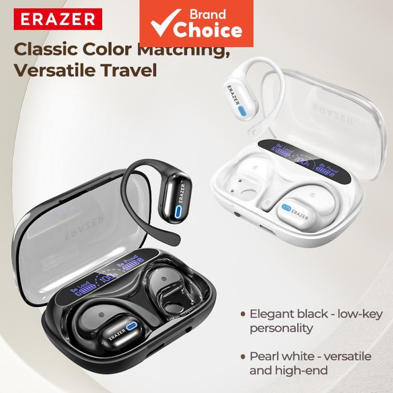 Erazer XP18 OWS หูฟัง TWS หูฟังไร้สายบลูทูธ 6.0 AI การแปลจอแสดงผล LED Power Bank สําหรับกีฬา