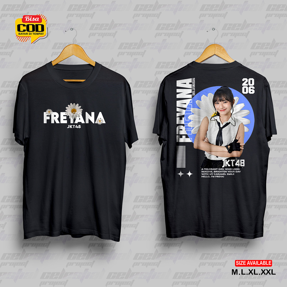 FREYA JKT48 NEW ERA FREYA JAWARDANA T-SHIRT - MEMBER DISTRO TSHIRT