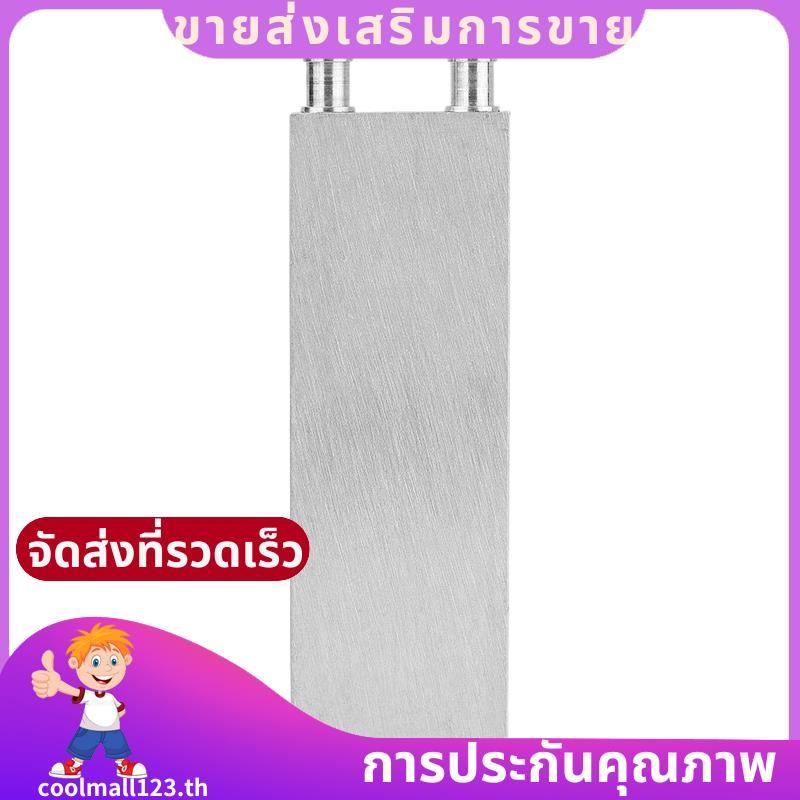 อลูมิเนียม Water Cooling Block 80X40X12 มม.คูลเลอร์สําหรับหม้อน้ํา CPU คอมพิวเตอร์ .coolmall123th