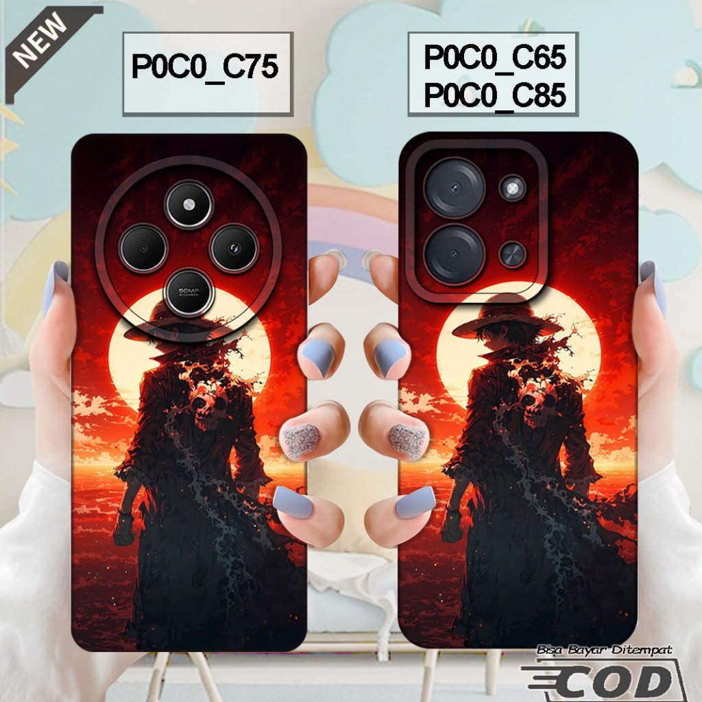 เคส Xiaomi POCO C85 2025 - เคส POCO C75 2024 - POCO C65 2023 _เคสซิลิโคนสีดําใสเย็น