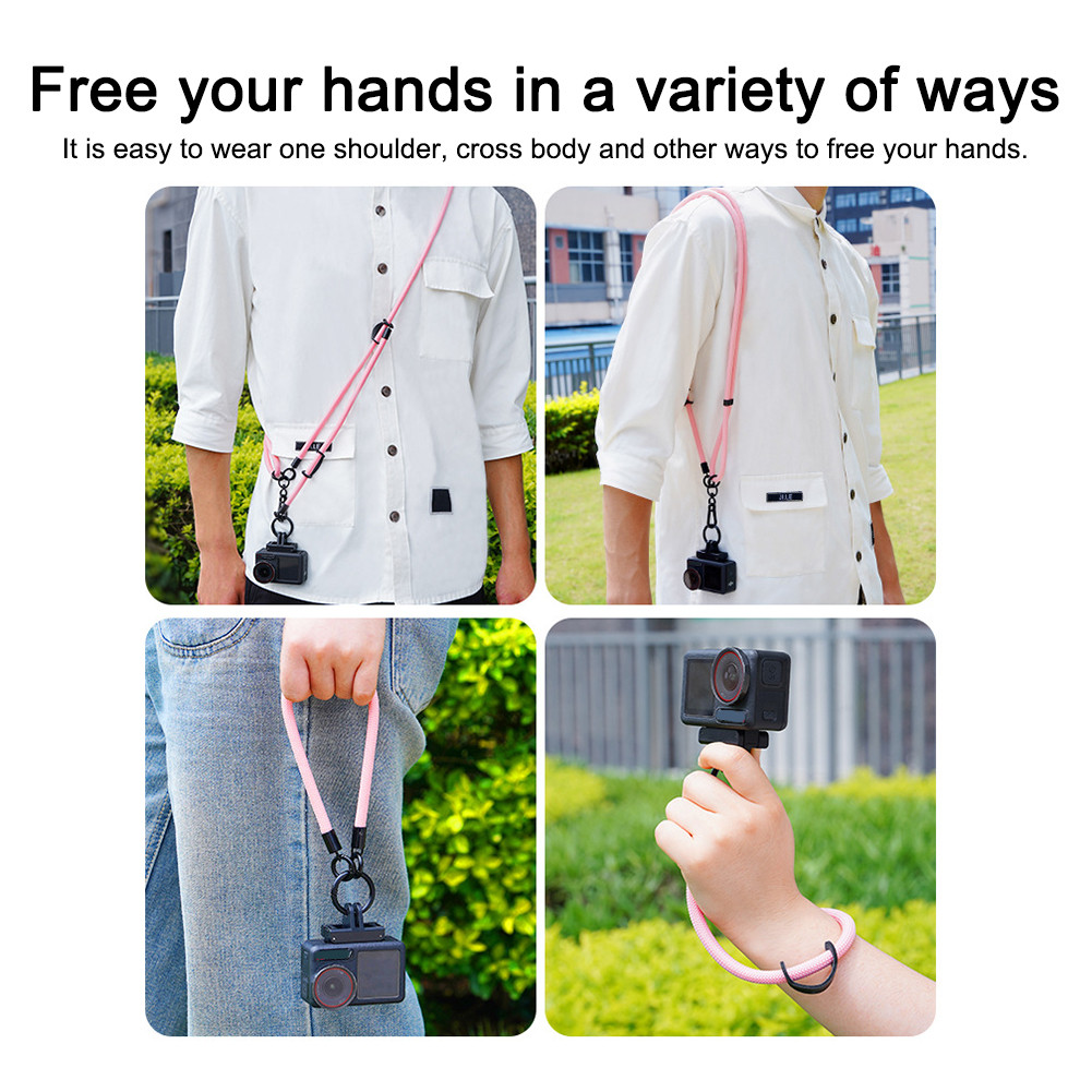 สายรัดป้องกันการสูญหายที่เชื่อถือได้สําหรับอุปกรณ์เสริมกล้อง Essential Insta360 X5