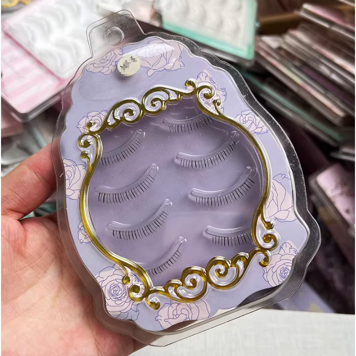 24 H DeliveryCross Long Lash Extension Manga ขนตาปลอมธรรมชาติ 3 คู่