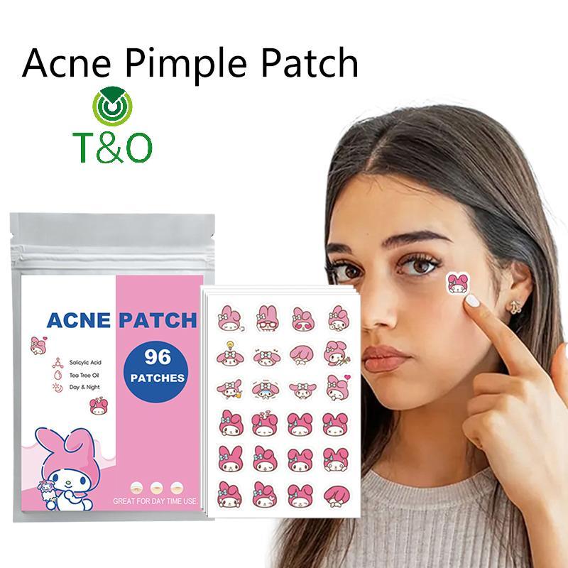 [T&OT] 96/100 ชิ้น Sanrio Hello Kitty Acne Pimple Patch Stier Waterproof Acne Treatment Pimple Remov