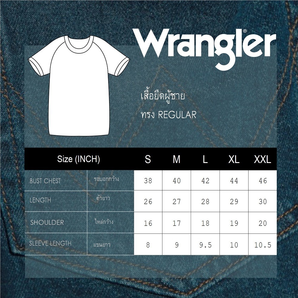 WRANGLER เสื้อยืดแขนสั้นผู้ชาย ทรง Regular รุ่น WR S126MTSSF19 สีเทา - รูปที่ 3