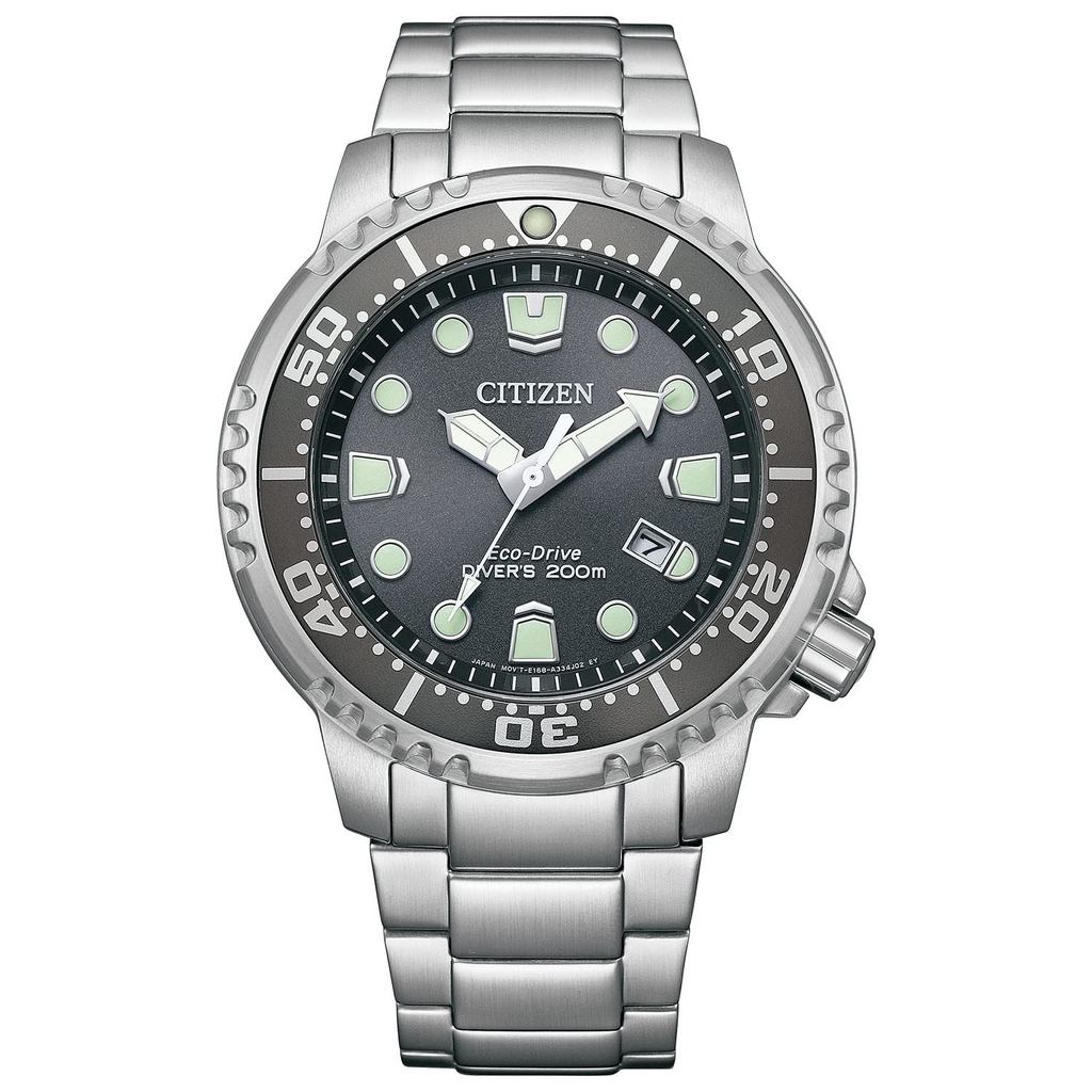 [CITIZEN] Promaster Eco-Drive Diver 200m Watch Gray BN0167-50H Men's Silver