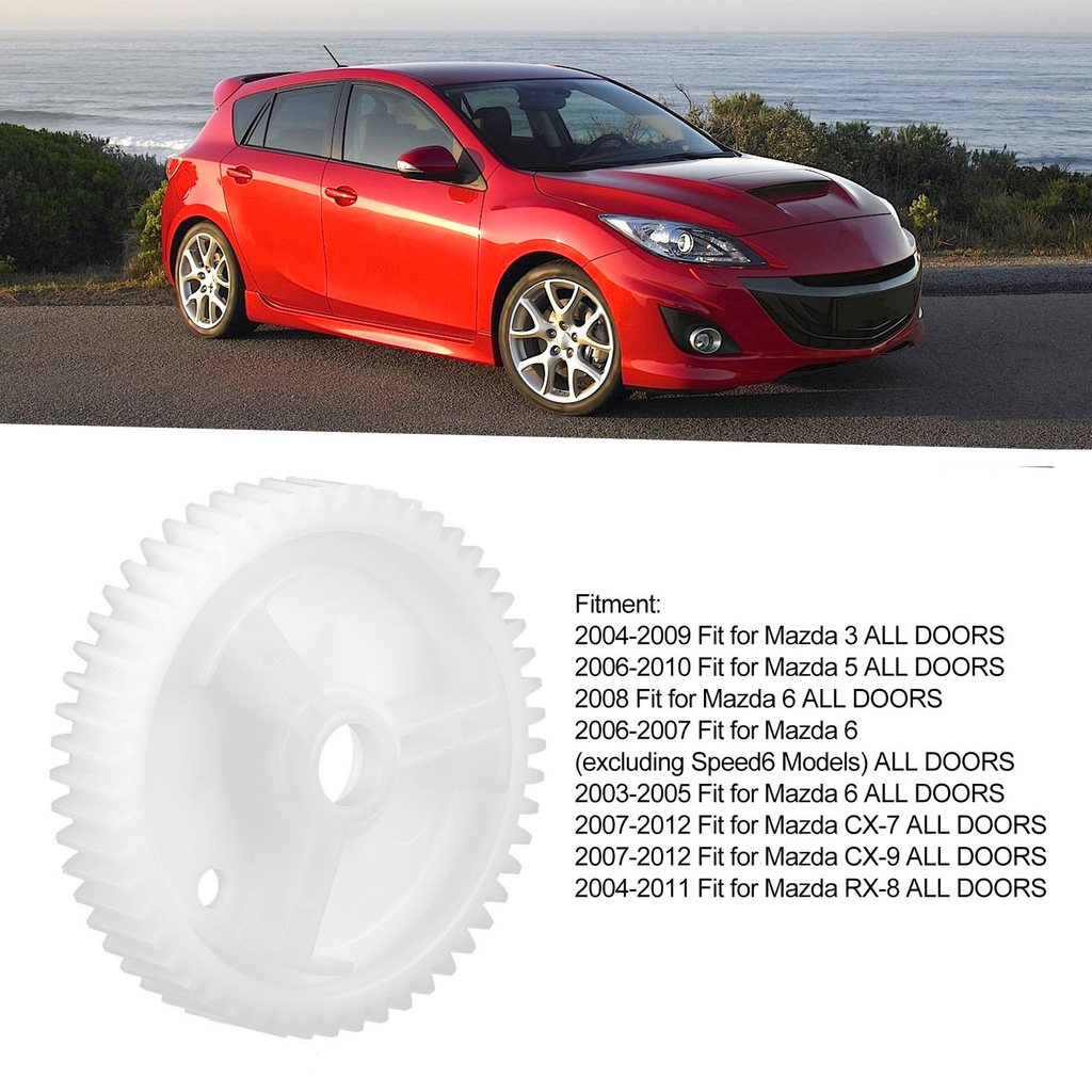 TMA ~ Power Window Regulator Motor Gear ด้านหน้าด้านหลัง G22C5958X Fit สําหรับ Mazda 3 5 6 CX-7 CX-9
