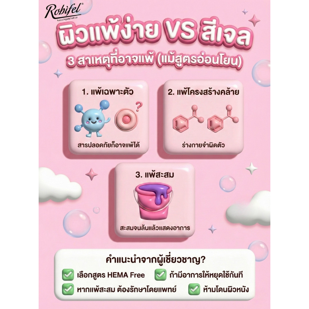 (TPO-Free) สีเจล สีทาเล็บเจล ยาทาเล็บเจล เกาหลี ออแกนิค รุ่น ROBIFEL 4 เนื้อแน่น เบอร์ 71-80 สีไซรัป ชมพู ม่วง น้ำตาล - รูปที่ 6