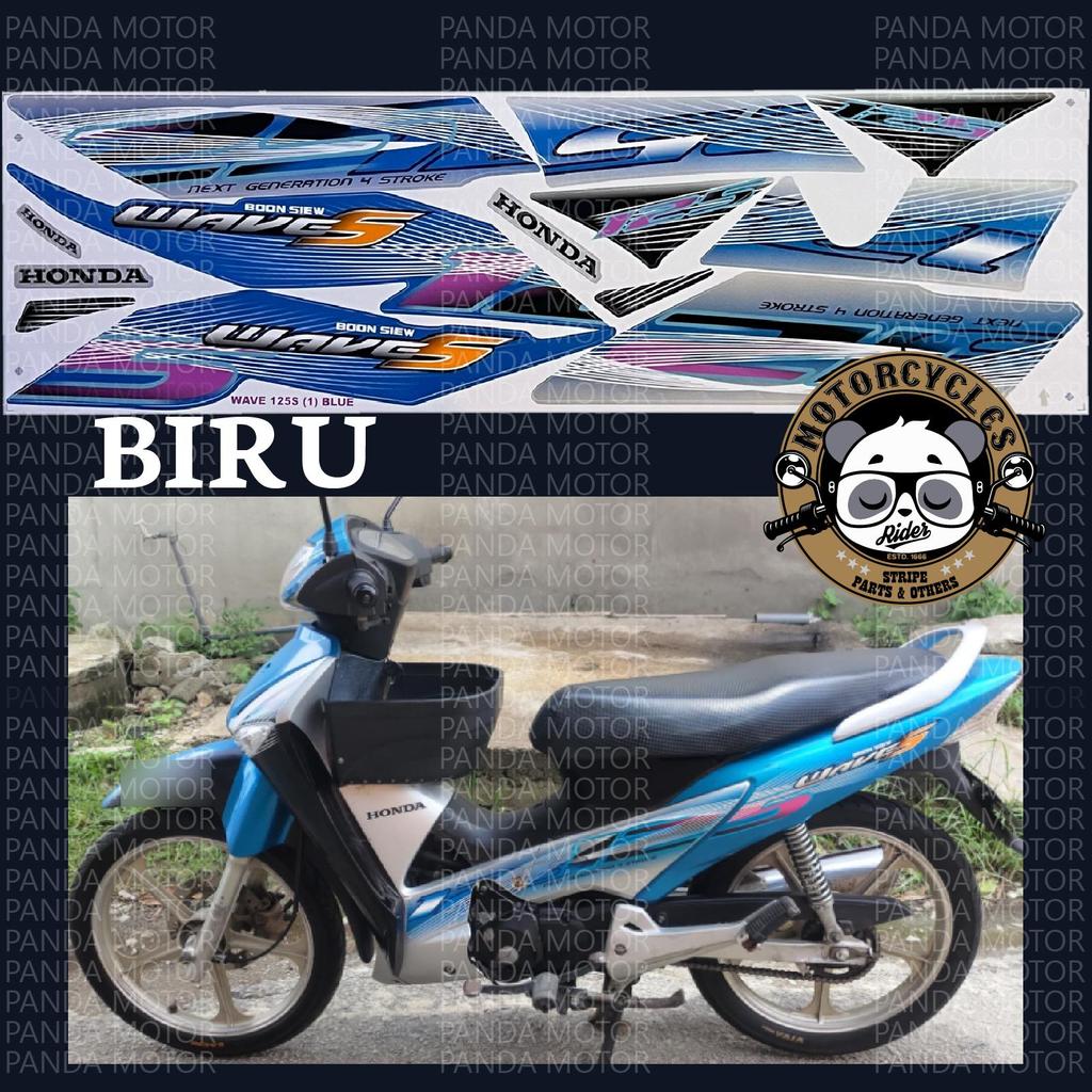 Honda w125s (1) wave 125s 125 s สติ๊กเกอร์ฝาครอบมอเตอร์ stiker แถบ stok รถจักรยานยนต์ยานยนต์