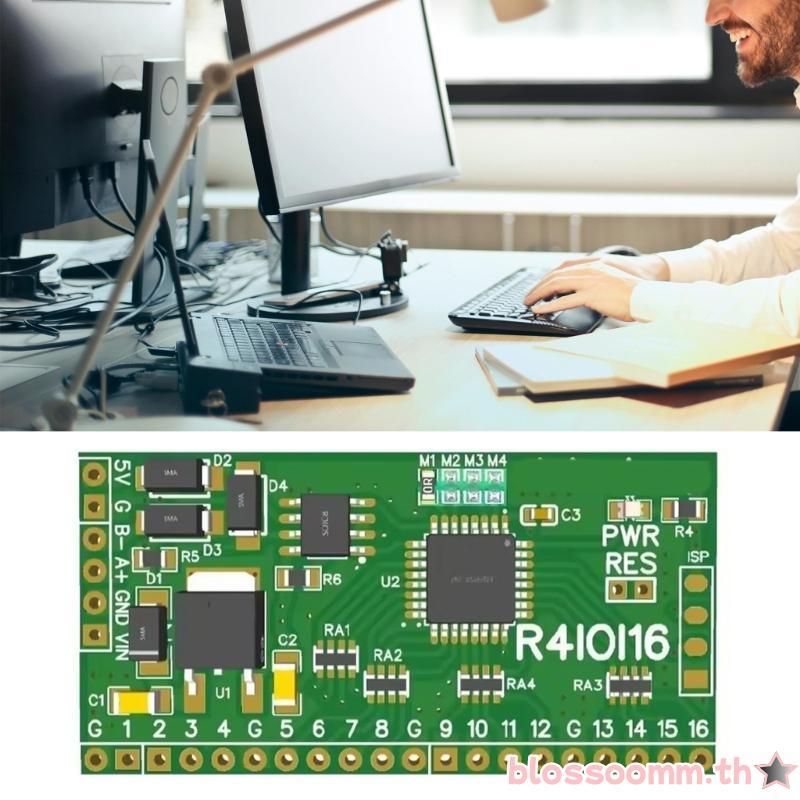 BLOSS 16CH 5 in 1 Modbus Rtu Digital IO Module การสลับอินพุต RS485 NPN DI-DO Pin
