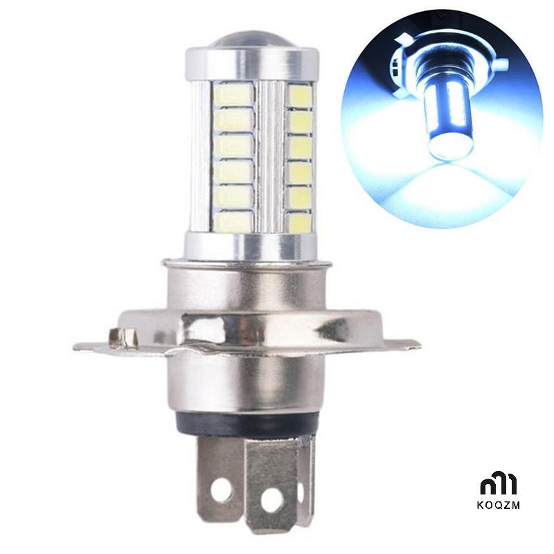 Koqzm ไฟหน้ารถ33SMD H4, ไฟ LED สีขาวมอเตอร์ไซค์ไฟตัดหมอกใหม่