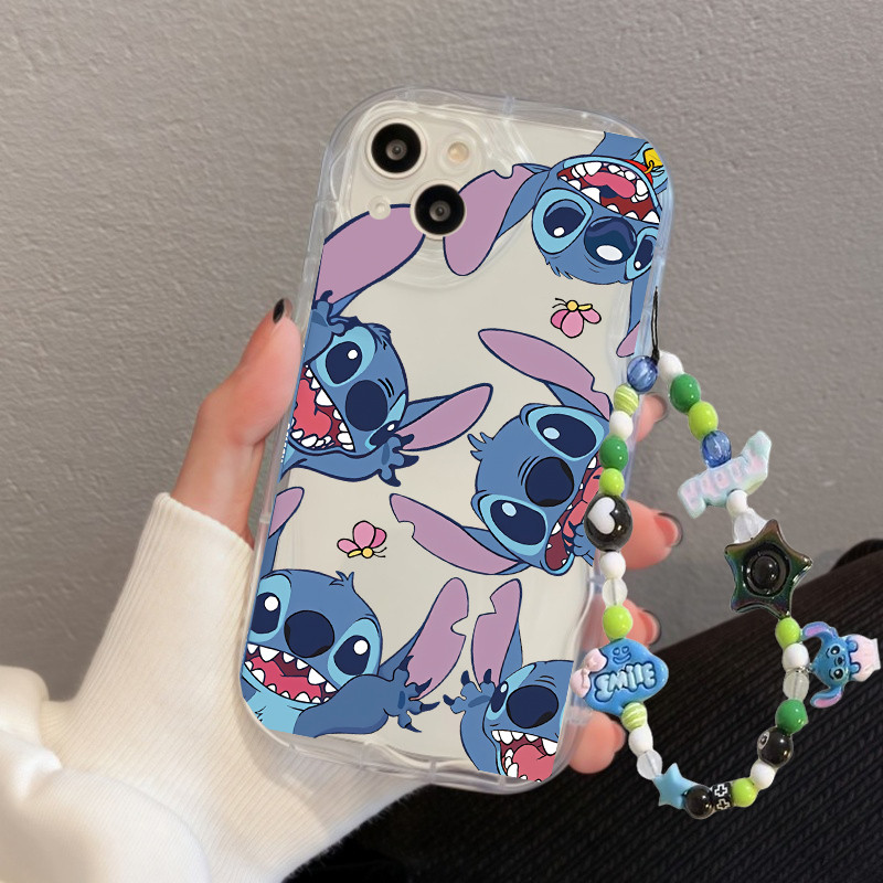 Stitch สร้อยข้อมือปลอกโซ่สําหรับ VOVO V60 Lite V50 V40 Lite V30 V3E V29 V29E V27 V27E V25 V23 V23E 5