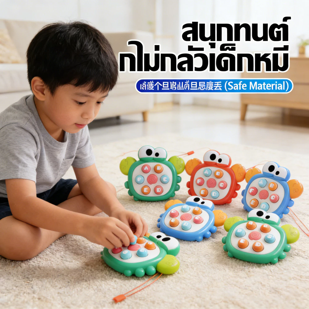 ของเล่นเสริมพัฒนาการ เกมทุบตุ่น ฝึกสมอง - รูปที่ 1